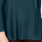 Suéter plissado alto e baixo feminino Style &amp; Co, cor couve escura, tamanho pequeno G