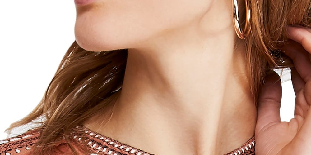 Túnica bordada com decote em V Dream Weaver, feminina, Free People, vermelha, tamanho grande