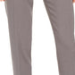 Calça feminina Anne Klein Slim Fit com frente lisa, cinza, tamanho 12