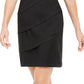Vestido feminino bordado e com camadas Connected, dourado, tamanho 10, pequeno