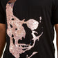 Camiseta masculina com estampa de lantejoulas da INC International Concepts, preta, tamanho 3X
