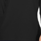 Karen Scott Blusa feminina de algodão com decote canoa e tachas, preta, tamanho pequeno P