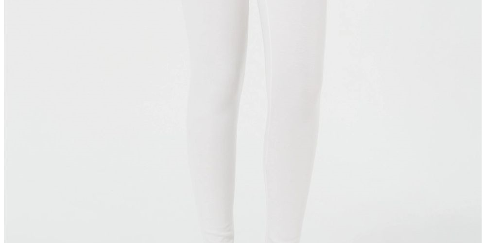 Leggings modeladoras femininas INC, tamanho XS, brancas