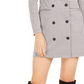 Vestido curto pied-de-poule feminino Marciano, preto, tamanho XX-S