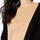 Suéter feminino colorblocked INC International Concepts marrom tamanho XX-grande