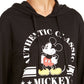 Moletom com capuz estampado Mickey Mouse da Disney Juniors, preto, tamanho extrapequeno