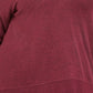 Túnica feminina estilo &amp; co com mangas caídas mescladas, vermelha, tamanho 1X