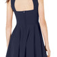 Vestido de festa B Darlin Junior's com decote coração e costas abertas, azul, tamanho 5-6