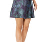 Vestido feminino Vince Camuto com cinto e estampa floral, ajuste evasê, azul, tamanho 4