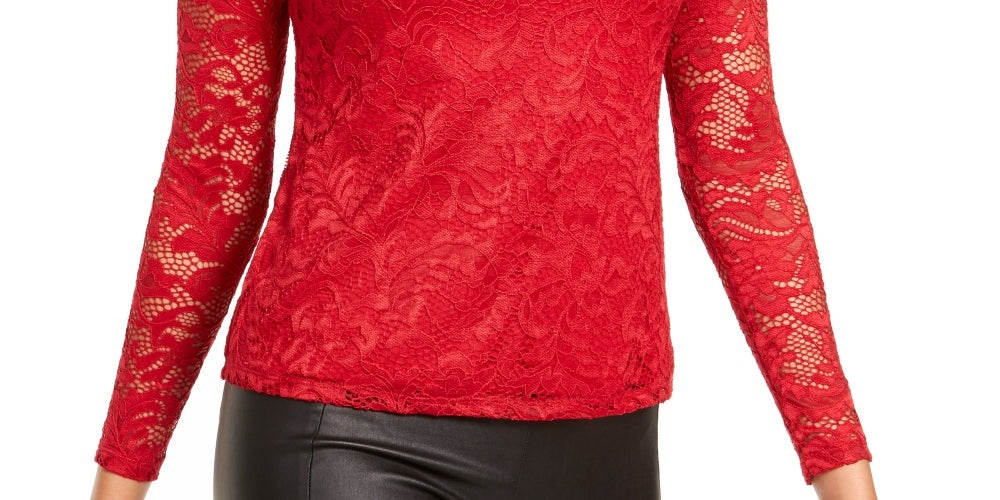 Thalia Sodi Top de renda tomara que caia feminino vermelho tamanho XX-G