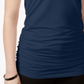 Blusa sem mangas Alfani feminina azul marinho tamanho XXL