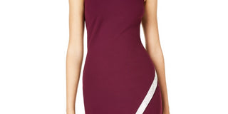 BCX Junior's Asymmetrical Hem Rhinestone Dress Red Size X-Small
