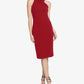 Vestido justo feminino Rachel Roy, vermelho, tamanho extragrande