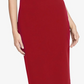 Vestido justo feminino Rachel Roy, vermelho, tamanho extragrande