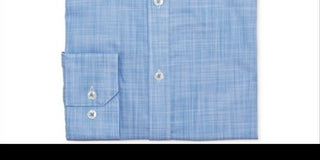 Camisa social masculina Ryan Seacrest Distinction Slim Stretch, azul, tamanho 18