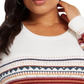 Suéter feminino plus size estilo &amp; co marrom tamanho 0X
