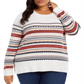 Suéter feminino plus size estilo &amp; co marrom tamanho 0X
