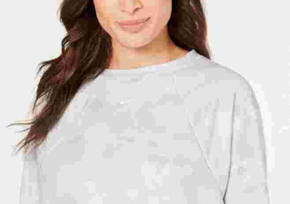 Suéter Nike Rebel Dri-Fit Crewneck Feminino Cinza Escuro Tamanho P