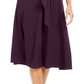 Vestido Calvin Klein Feminino com Cinto e Decote em V Roxo Tamanho 2