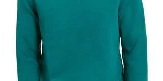 Alfani Men's Knit Long Sleeves Crew Sweatshirt Green Size Small