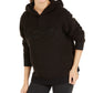 Calvin Klein Moletom Feminino Performance Logo Fleece Preto Tamanho P