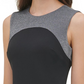 Vestido tubinho assimétrico com acabamento metálico Tommy Hilfiger feminino, prateado, tamanho 18