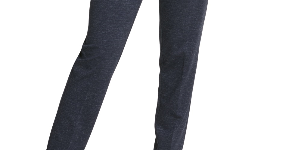 Calça social feminina DKNY reta tamanho 14 azul marinho