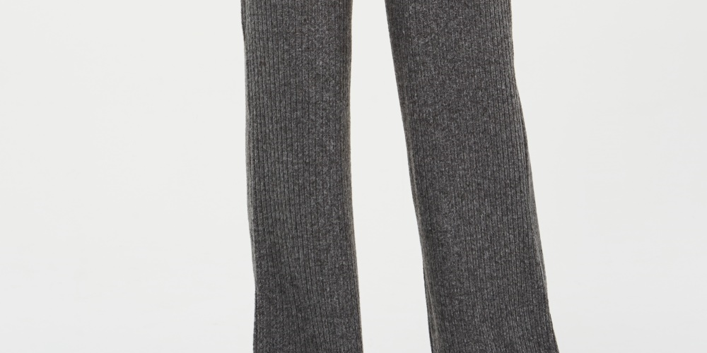 Calça Hippie Rose Juniors Marled com Cordão, Prata, Tamanho Médio