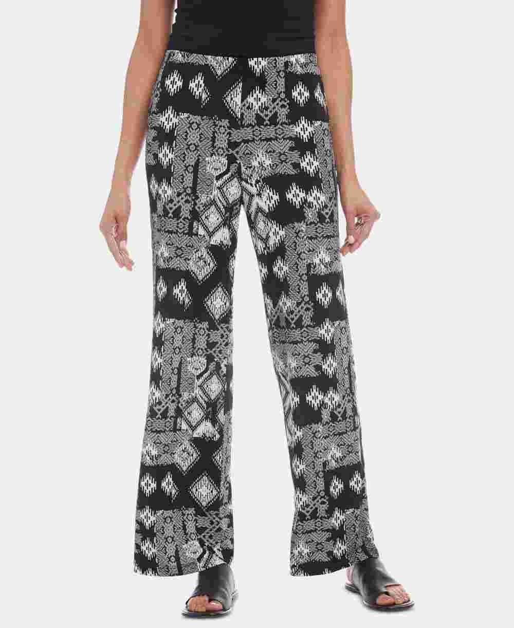 Calças femininas Karen Kane Wide Leg, tamanho grande, cor carvão