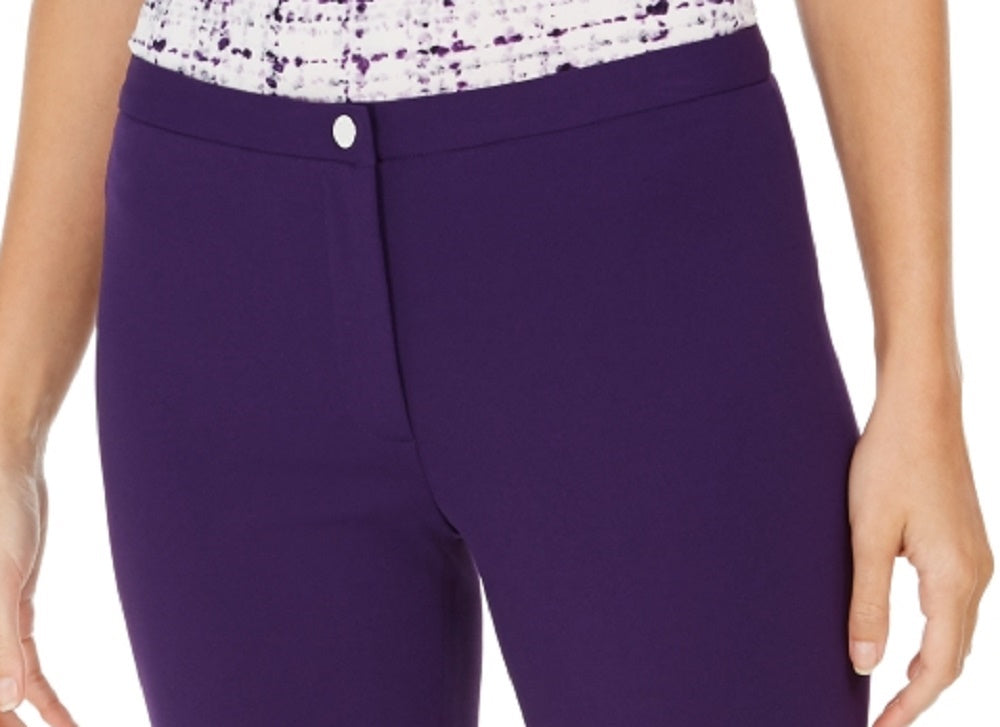Calça skinny Calvin Klein Highline feminina roxa tamanho 16