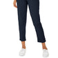 Calça utilitária com punho e fecho pull-on feminina Style &amp; Co, azul escuro, tamanho 18