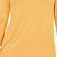 JM Collection Top feminino de ombro descoberto dourado tamanho grande
