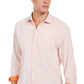 Camisa Tommy Bahama Coastal Cord Masculina Laranja Tamanho X-G