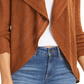 Cardigan Pointelle Feminino Style &amp; Co Marrom Escuro Tamanho X-S