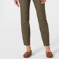 Calça skinny Chelsea Tummy Control feminina Charter Club, verde, tamanho 6