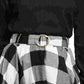 Blusa de gola alta aconchegante feminina Bar III, preta, tamanho grande
