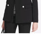 Jaqueta Calvin Klein Scuba Trespassada Feminina Preta Tamanho 10