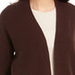 Cardigan grande feminino estilo &amp; co com botões laterais cáqui tamanho grande