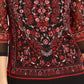 Top de malha estampado feminino Charter Club, vermelho, tamanho pequeno e pequeno
