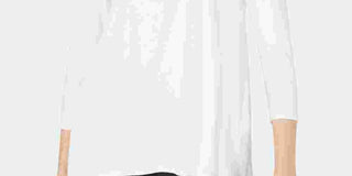 Blusa feminina Alfani com costas trançadas, branca, tamanho pequeno