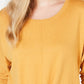 Suéter feminino com amarração frontal Style &amp; Co, amarelo, tamanho extragrande
