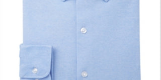 Camisa social masculina Bar III Slim Fit Stretch Azul Tamanho 16
