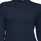 Blusa feminina estilo &amp; co com gola falsa azul tamanho pequeno extragrande
