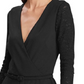Macacão Ralph Lauren Feminino com Cinto, Manga Longa, Decote em V, Preto, Tamanho 12