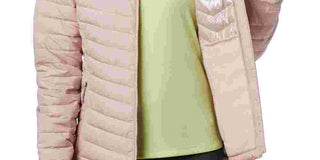Jaqueta Columbia Feminina Rosa Puffer Rosa Brilhante Tamanho XS