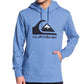 Moletom com capuz Quiksilver Omni Logo Screen Fleece Masculino Azul Tamanho XXG