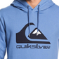 Moletom com capuz Quiksilver Omni Logo Screen Fleece Masculino Azul Tamanho XXG