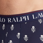 Cueca Boxer Ralph Lauren Masculina em Malha Elástica Azul Tamanho P