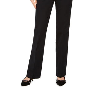Charter Club Women's Tummy Control Trouser  Black Size 10 S