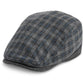 Boné Levi's Masculino Xadrez Flat Top Ivy Cinza Tamanho Regular